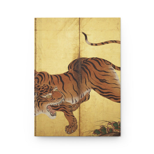 Kano Sanraku Tiger Japanese Art Hardcover Journal Matte - Vintage Mythological Zen Notebook Writing Diary | RHC 022 MU-NI Japan