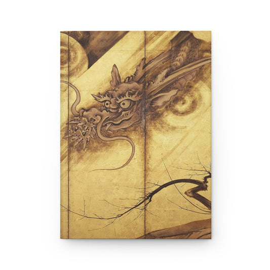Kano Sanraku Dragon Japanese Art Hardcover Journal Matte - Vintage Mythological Zen Notebook Writing Diary | RHC 021 MU-NI Japan