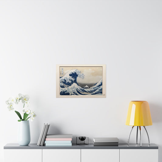 Hokusai | The Great Wave off Kanagawa Art Print - Thirty-Six Views of Mount Fuji, Japanese Ukiyo-e Poster | RHC MU-NI Japan