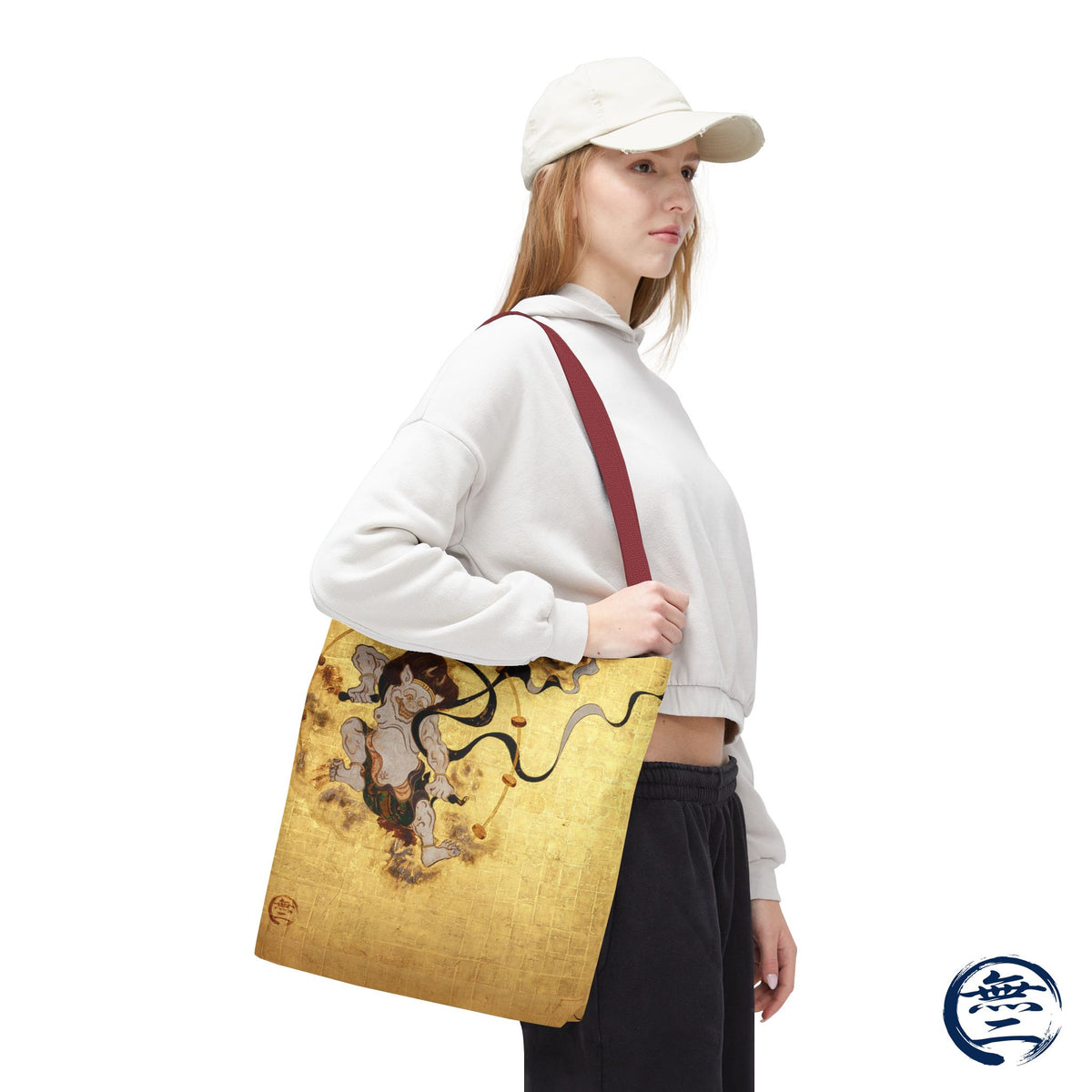 Sotatsu Fujin Raijin Japanese Art Tote Bag - Wind & Thunder Gods All Over Print | RHC MU-NI Japan