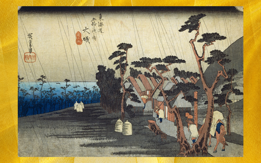 004 : Hiroshige - Oiso - Tora's Rain