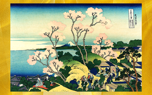 003 : Hokusai - Fuji from Gotenyama at Shinagawa on the Tokaido