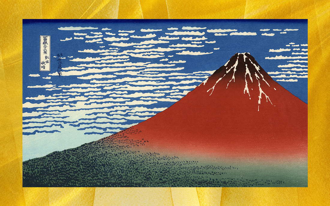 006 : Hokusai - Fine Wind, Clear Morning (Red Fuji)