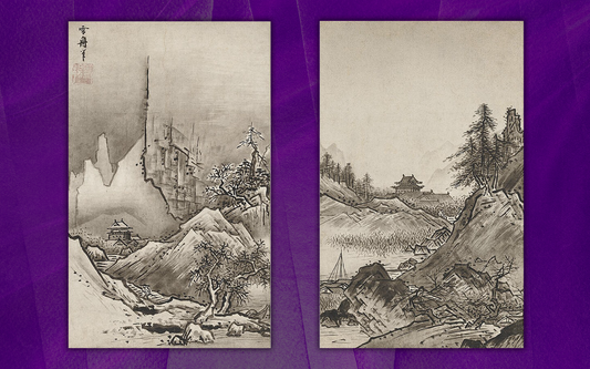 009 : Sesshu - Autumn & Winter Landscape (Shuto Sansui-zu)
