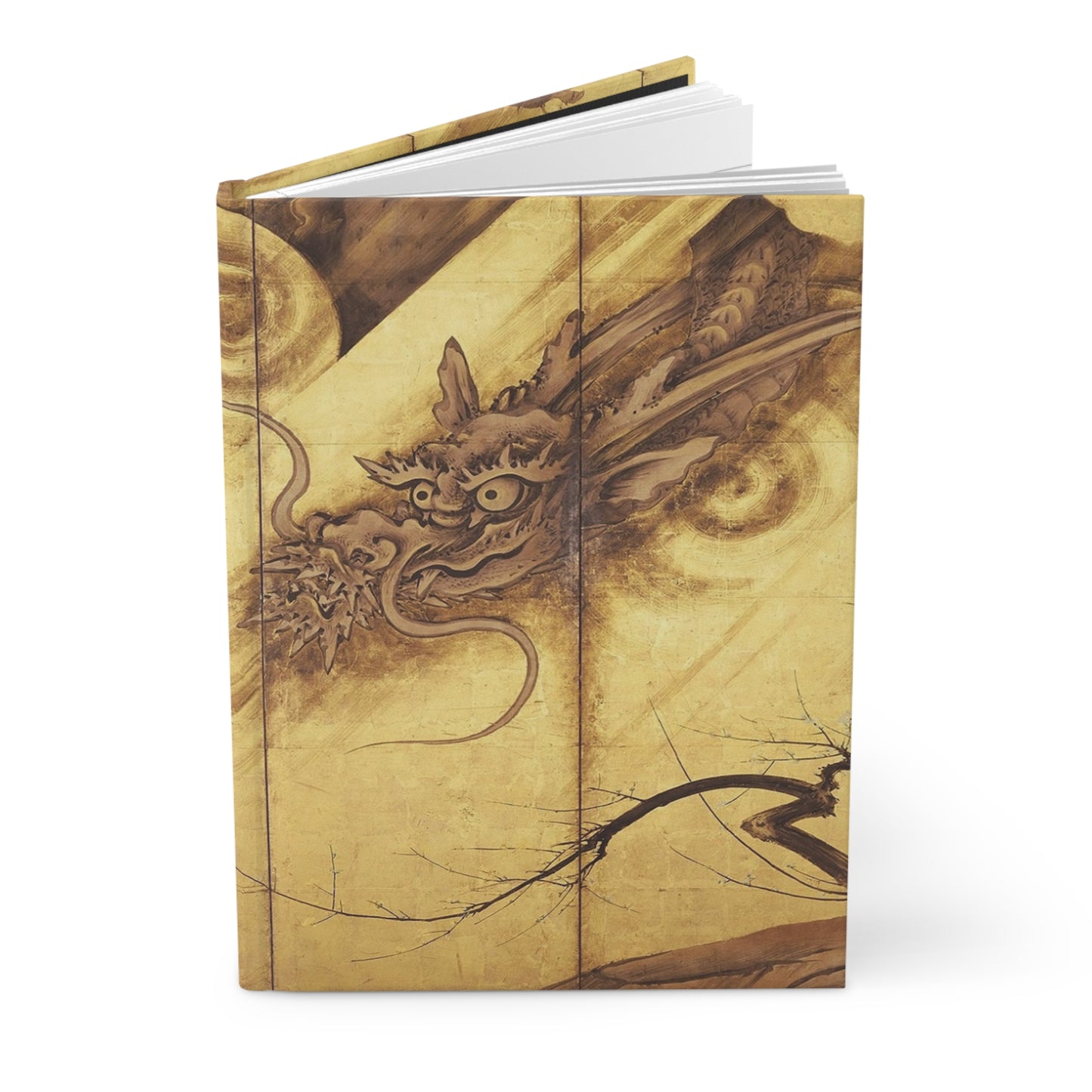 Kano Sanraku Dragon Japanese Art Hardcover Journal Matte - Vintage Mythological Zen Notebook Writing Diary | RHC 021 MU-NI Japan