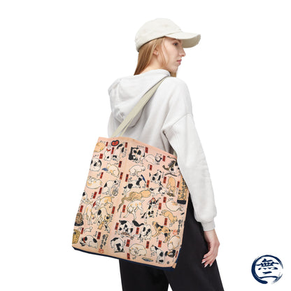 Utagawa Kuniyoshi 53 Cats Japanese Ukiyo-e All Over Print Tote Bag | RHC MU-NI Japan
