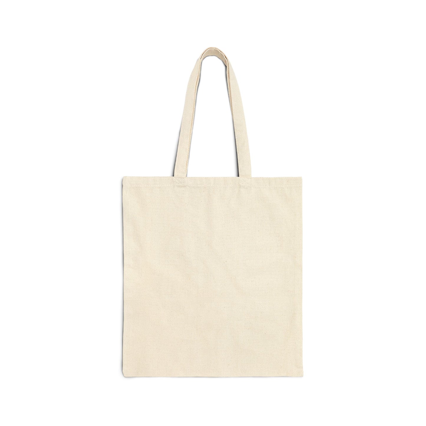 Minimalist Zen Art Heavyweight Cotton Canvas Tote Bag - Enso Circle and "Mu-Ni" (One and Only) Calligraphy ES1A  | MU-NI Japan