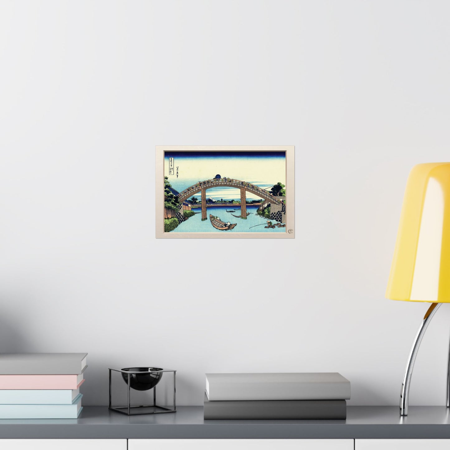 Hokusai | Under Mannen Bridge at Fukagawa Art Print - Thirty-Six Views of Mount Fuji, Japanese Ukiyo-e Poster | RHC MU-NI Japan