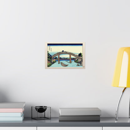 Hokusai | Under Mannen Bridge at Fukagawa Art Print - Thirty-Six Views of Mount Fuji, Japanese Ukiyo-e Poster | RHC MU-NI Japan