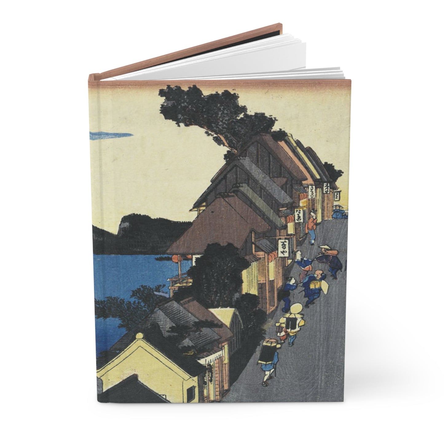 Hiroshige Kanagawa Dainokei Ukiyo-e Hardcover Journal Matte - Vintage Japanese Art Notebook Writing Diary | RHC 011 MU-NI Japan