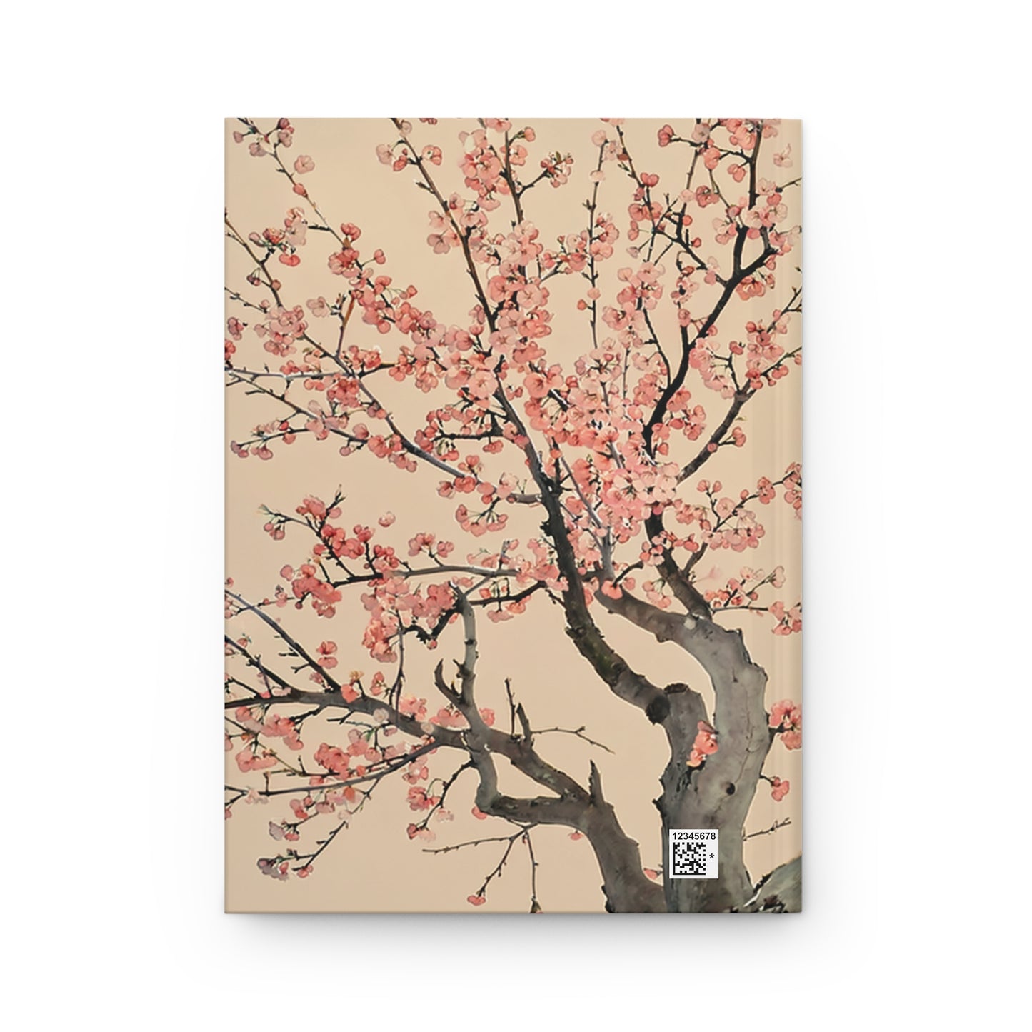 Japanese Calico Cat & Sakura Cherry Blossom Hardcover Notebook - Gift for Cat Lovers | CC1J MU-NI Japan