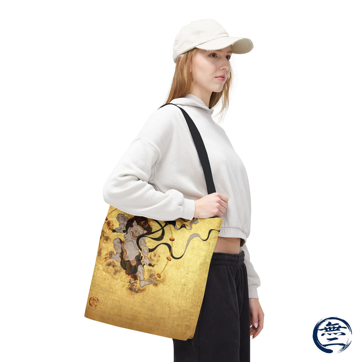 Sotatsu Fujin Raijin Japanese Art Tote Bag - Wind & Thunder Gods All Over Print | RHC MU-NI Japan