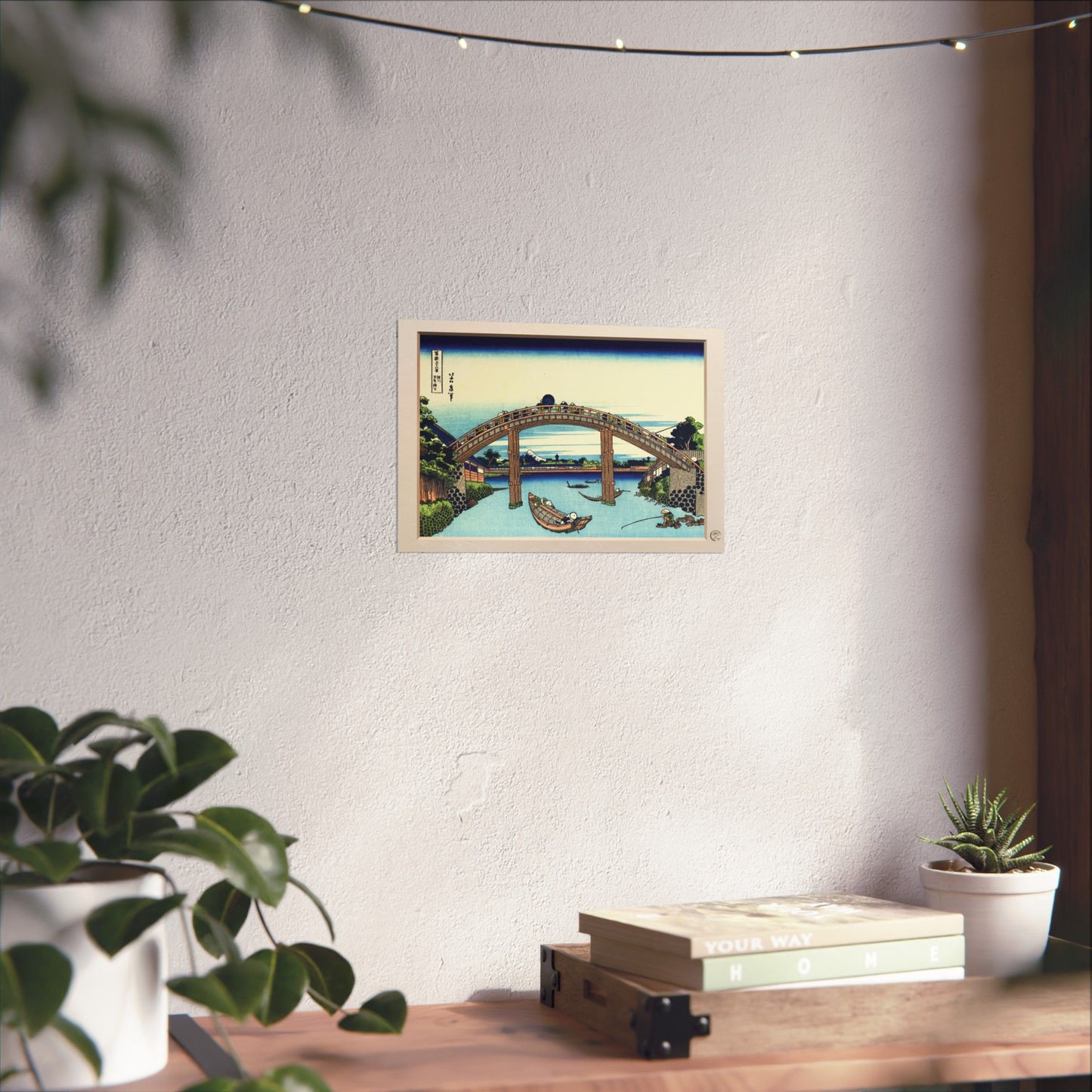 Hokusai | Under Mannen Bridge at Fukagawa Art Print - Thirty-Six Views of Mount Fuji, Japanese Ukiyo-e Poster | RHC MU-NI Japan