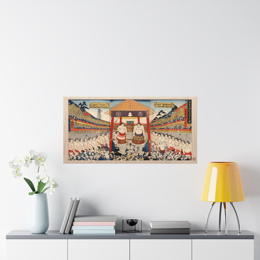 Utagawa Kunisada | Vintage Sumo Wrestling Art Print - Japanese Ukiyo-e Poster | RHC MU-NI Japan