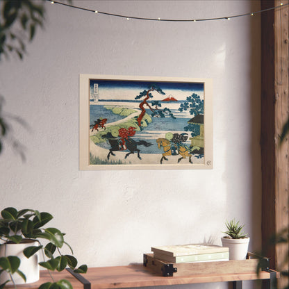 Hokusai | Sumida River Sekiya Art Print - Thirty-Six Views of Mount Fuji, Japanese Ukiyo-e Poster | RHC MU-NI Japan