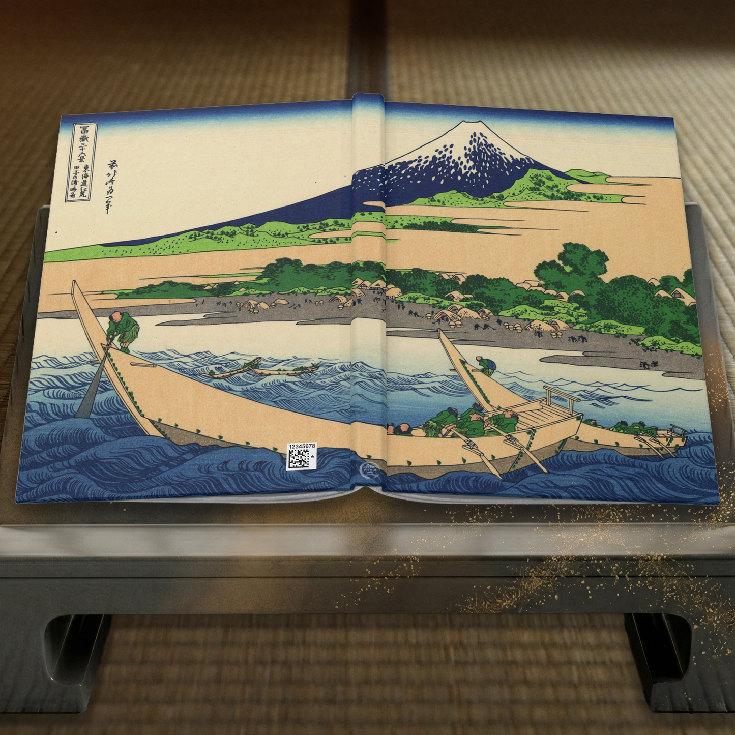 Hokusai Mount Fuji Tago Bay Ukiyo-e Hardcover Journal Matte - Vintage Japanese Art Notebook Writing Diary | RHC 015 MU-NI Japan