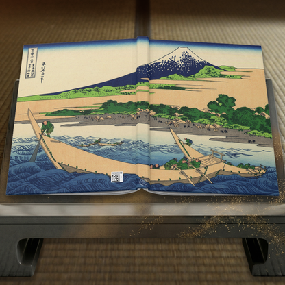 Hokusai Mount Fuji Tago Bay Ukiyo-e Hardcover Journal Matte - Vintage Japanese Art Notebook Writing Diary | RHC 015 MU-NI Japan