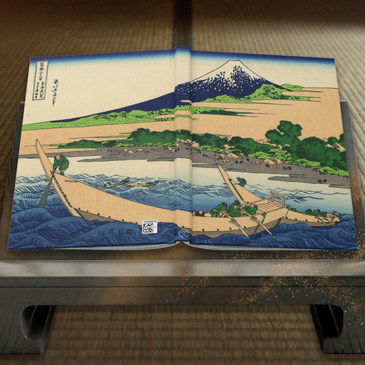 Hokusai Mount Fuji Tago Bay Ukiyo-e Hardcover Journal Matte - Vintage Japanese Art Notebook Writing Diary | RHC 015 MU-NI Japan