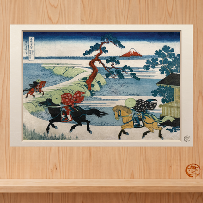 Hokusai | Sumida River Sekiya Art Print - Thirty-Six Views of Mount Fuji, Japanese Ukiyo-e Poster | RHC MU-NI Japan