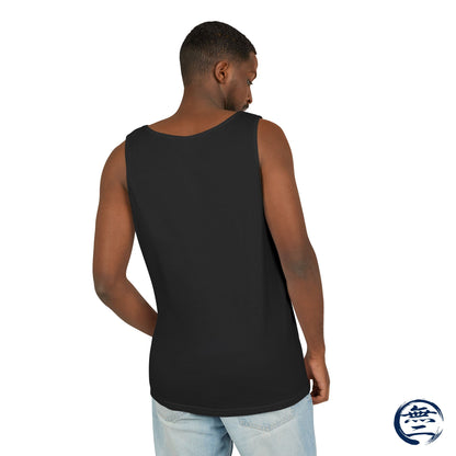 Japanese Kanji Love Tank Top, Naoe Kanetsugu Samurai Crest Minimalist Graphic Sleeveless Shirt | MU-NI Japan