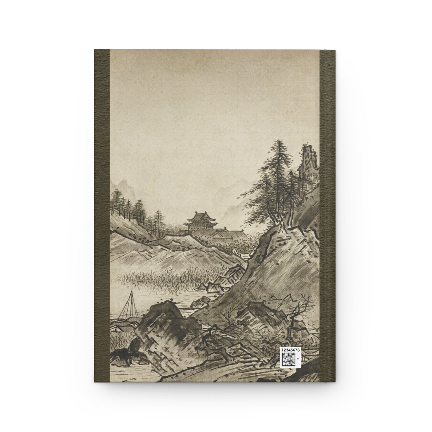 Sesshu Autumn & Winter Landscape Hardcover Journal Matte - Zen Japanese Ink Art National Treasure Notebook | RHC 009 MU-NI Japan