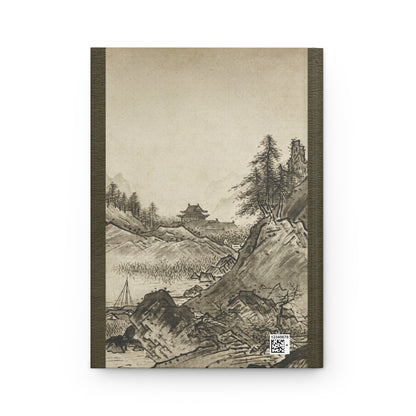 Sesshu Autumn & Winter Landscape Hardcover Journal Matte - Zen Japanese Ink Art National Treasure Notebook | RHC 009 MU-NI Japan