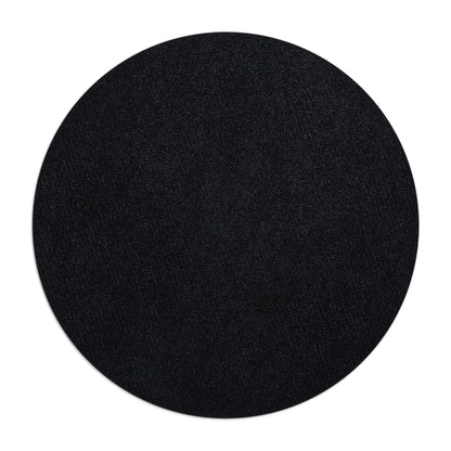 Crane and Turtle Sumi-e Round Mouse Pad with Pine & Plum | MU-NI Japan