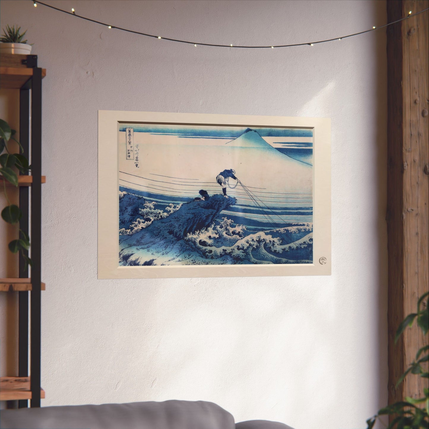Hokusai | Kajikazawa in Kai Province Art Print - Thirty-Six Views of Mount Fuji, Japanese Ukiyo-e Poster | RHC MU-NI Japan