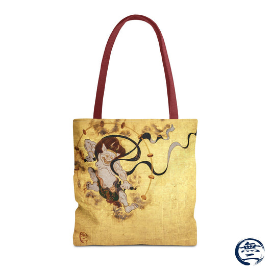 Sotatsu Fujin Raijin Japanese Art Tote Bag - Wind & Thunder Gods All Over Print | RHC MU-NI Japan