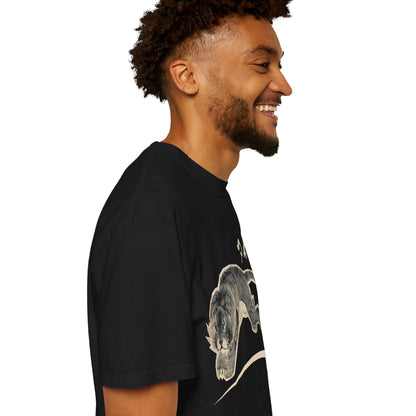 Japanese Mythical Tiger Tee vol.1 - Nagasawa Rosetsu  Crossover Masterpiece Unisex T-Shirt | MU-NI Japan