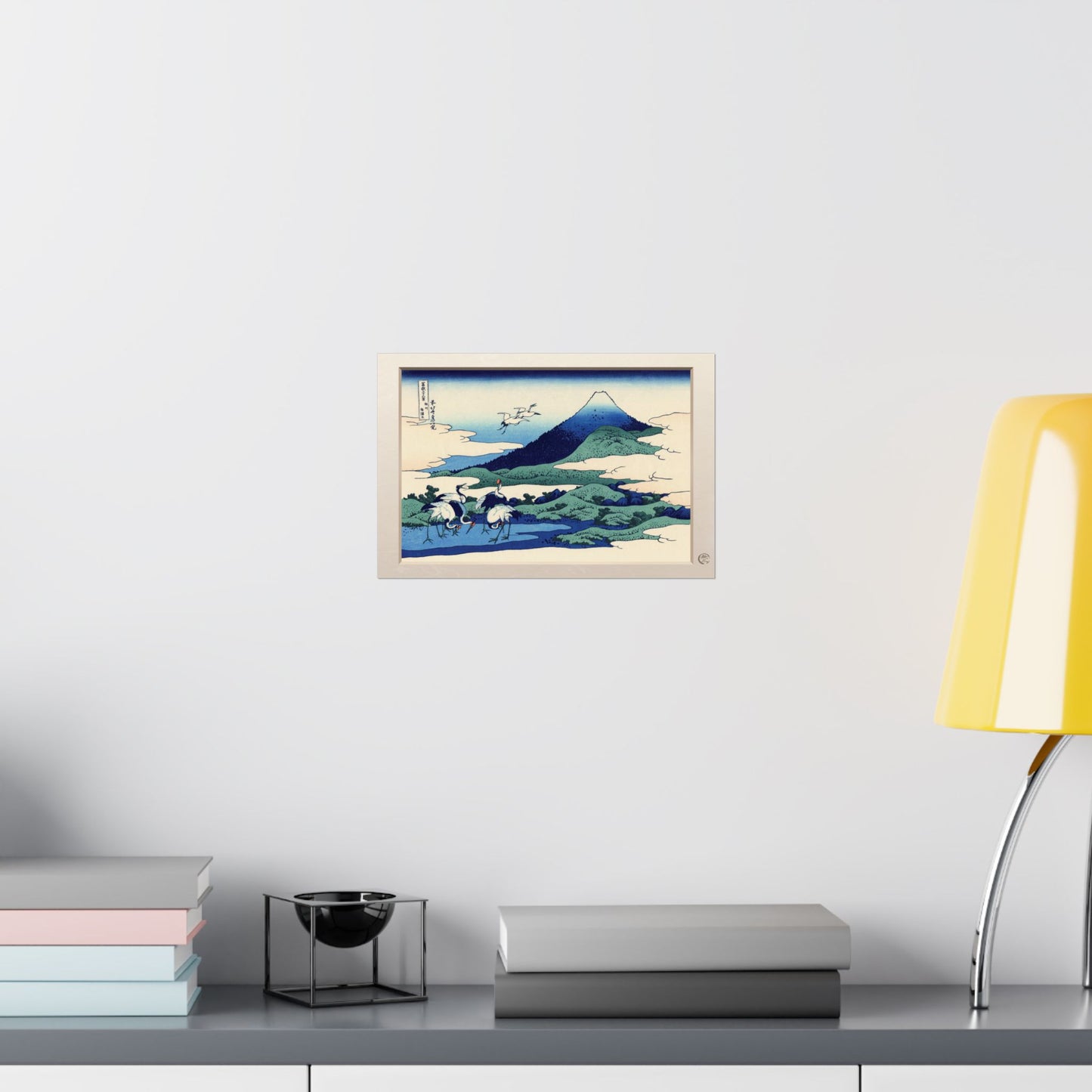 Hokusai | Cranes at Umezawa in Sagami Province Art Print - Thirty-Six Views of Mount Fuji, Japanese Ukiyo-e Poster | RHC MU-NI Japan