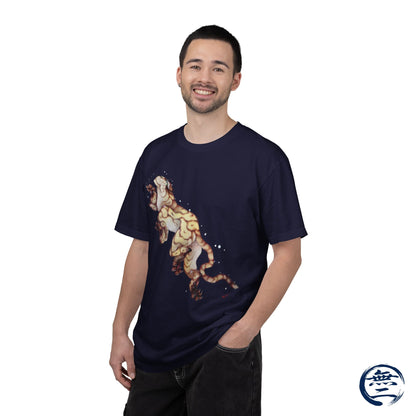 Hokusai Tiger in the Snow T-Shirt - The Spirit of the Greatest Japanese Artist | MU-NI Japan
