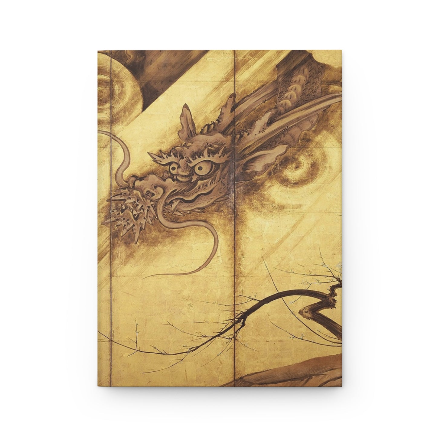 Kano Sanraku Dragon Japanese Art Hardcover Journal Matte - Vintage Mythological Zen Notebook Writing Diary | RHC 021 MU-NI Japan