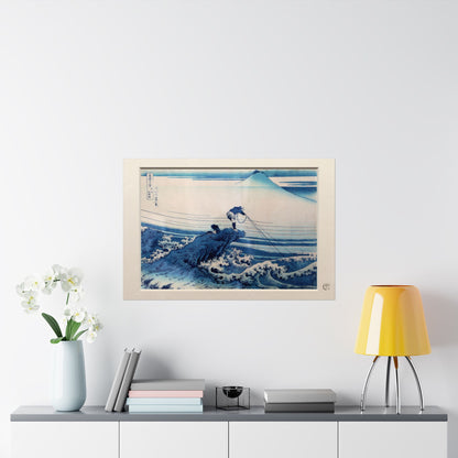Hokusai | Kajikazawa in Kai Province Art Print - Thirty-Six Views of Mount Fuji, Japanese Ukiyo-e Poster | RHC MU-NI Japan