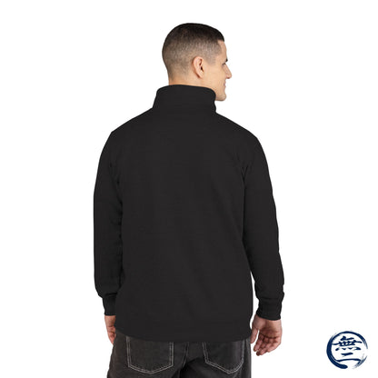 Naoe Kanetsugu Minimalist Kanji Love Samurai Unisex Fleece Pullover (Embroidery) | MU-NI Japan　　　