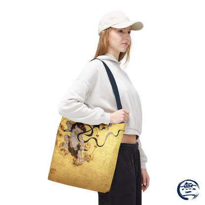 Sotatsu Fujin Raijin Japanese Art Tote Bag - Wind & Thunder Gods All Over Print | RHC MU-NI Japan