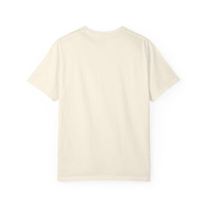 Minimalist Samurai Silhouette Zen T-Shirt - One and Only Garment-Dyed Tee SR4T | MU-NI Japan