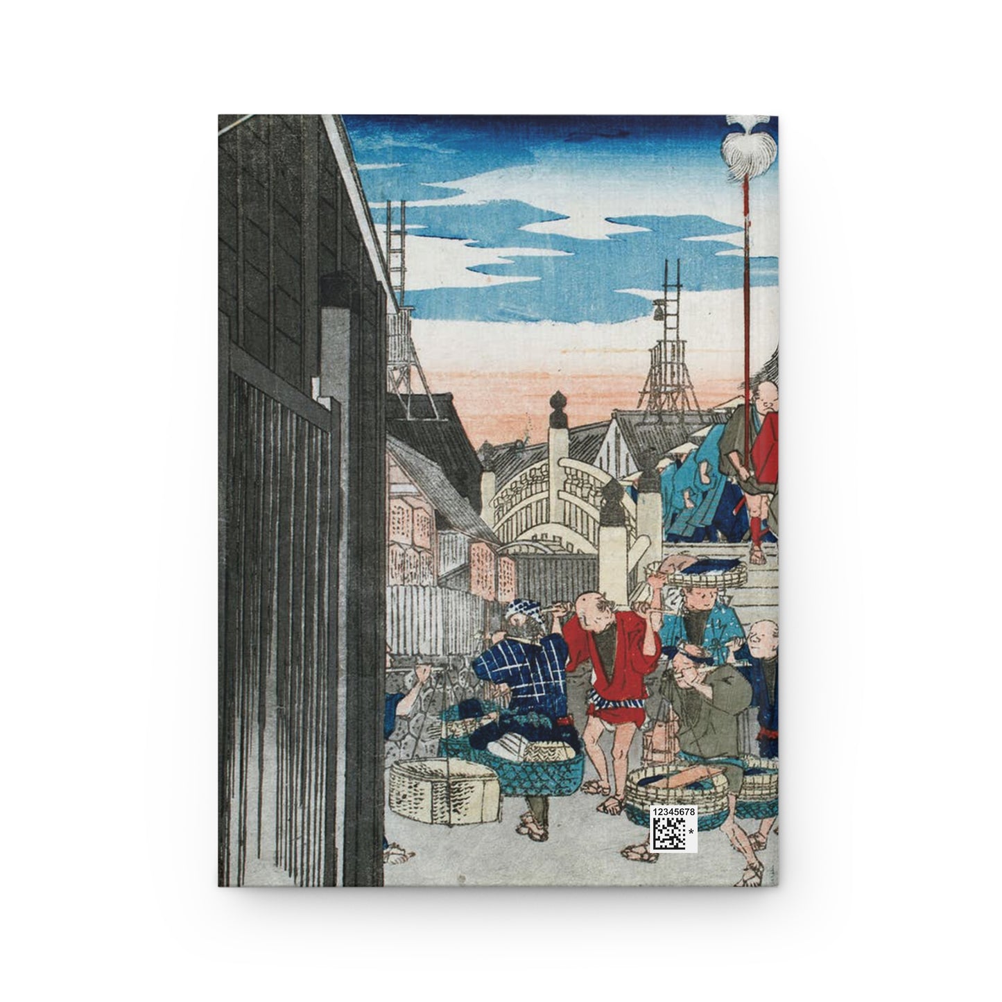 Hiroshige Nihonbashi Tokaido Ukiyo-e Hardcover Journal Matte - Vintage Japanese Art Notebook Writing Diary | RHC 019 MU-NI Japan