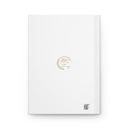 Japanese Red Plum Blossom Ume Bonsai Hardcover Journal - Zen Minimalism, Japandi Art Stationery, Spiritual Nature Gift PL1J |MU-NIJapan
