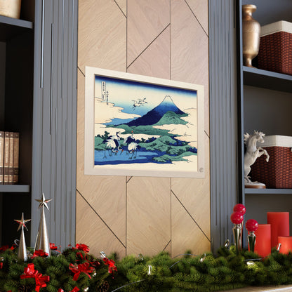 Hokusai | Cranes at Umezawa in Sagami Province Art Print - Thirty-Six Views of Mount Fuji, Japanese Ukiyo-e Poster | RHC MU-NI Japan