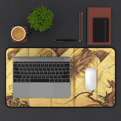 Kano School Sanraku Japanese Dragon - Screen Art Desk Mat  Vintage Art Mousepad | RHC MU-NI Japan
