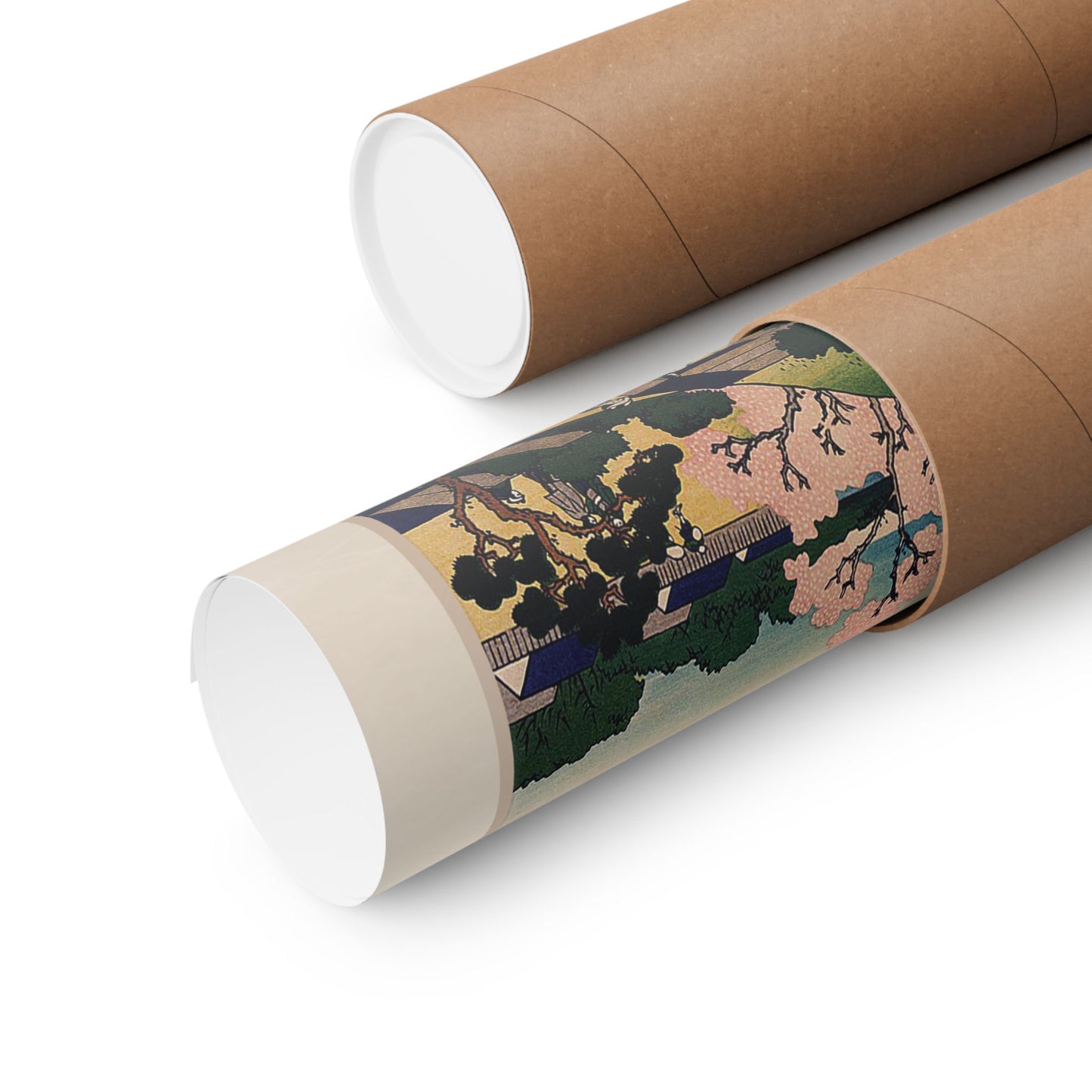 Hokusai | Cherry Blossoms at Gotenyama Art Print - Thirty-Six Views of Mount Fuji, Japanese Ukiyo-e Poster | RHC
