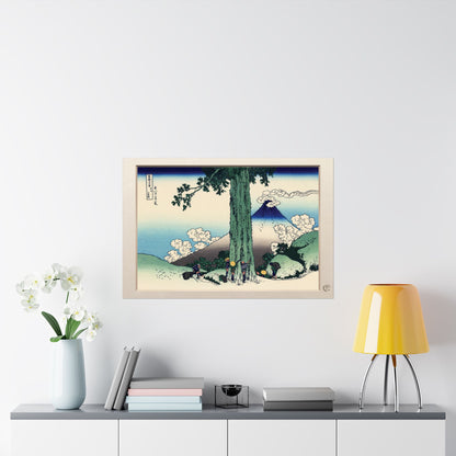 Hokusai | Mishima Pass in Kai Province Art Print - Thirty-Six Views of Mount Fuji, Japanese Ukiyo-e Poster  | RHC MU-NI Japan