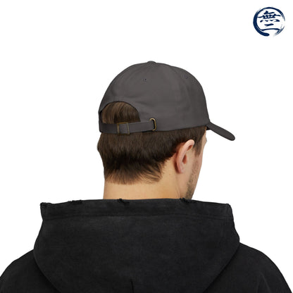 Minimalist White Embroidered Japanese Kanji "Ai" Love Hat Samurai Naoe Kanetsugu Crest Cap | MU-NI Japan