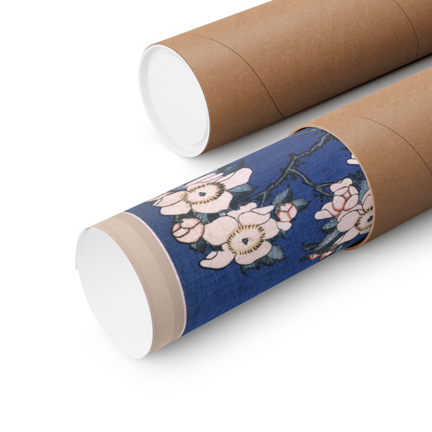 Hokusai | Bullfinch and Begonia Art Print - Japanese Bird and Flower Ukiyo-e Poster | RHC MU-NI Japan