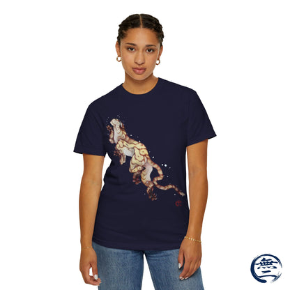 Hokusai Tiger in the Snow T-Shirt - The Spirit of the Greatest Japanese Artist | MU-NI Japan
