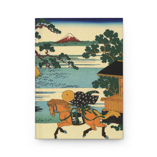 Hokusai Village of Sekiya Sumida River Mount Fuji Ukiyo-e Hardcover Journal Matte - Vintage Japanese Art Notebook | RHC 005 MU-NI Japan