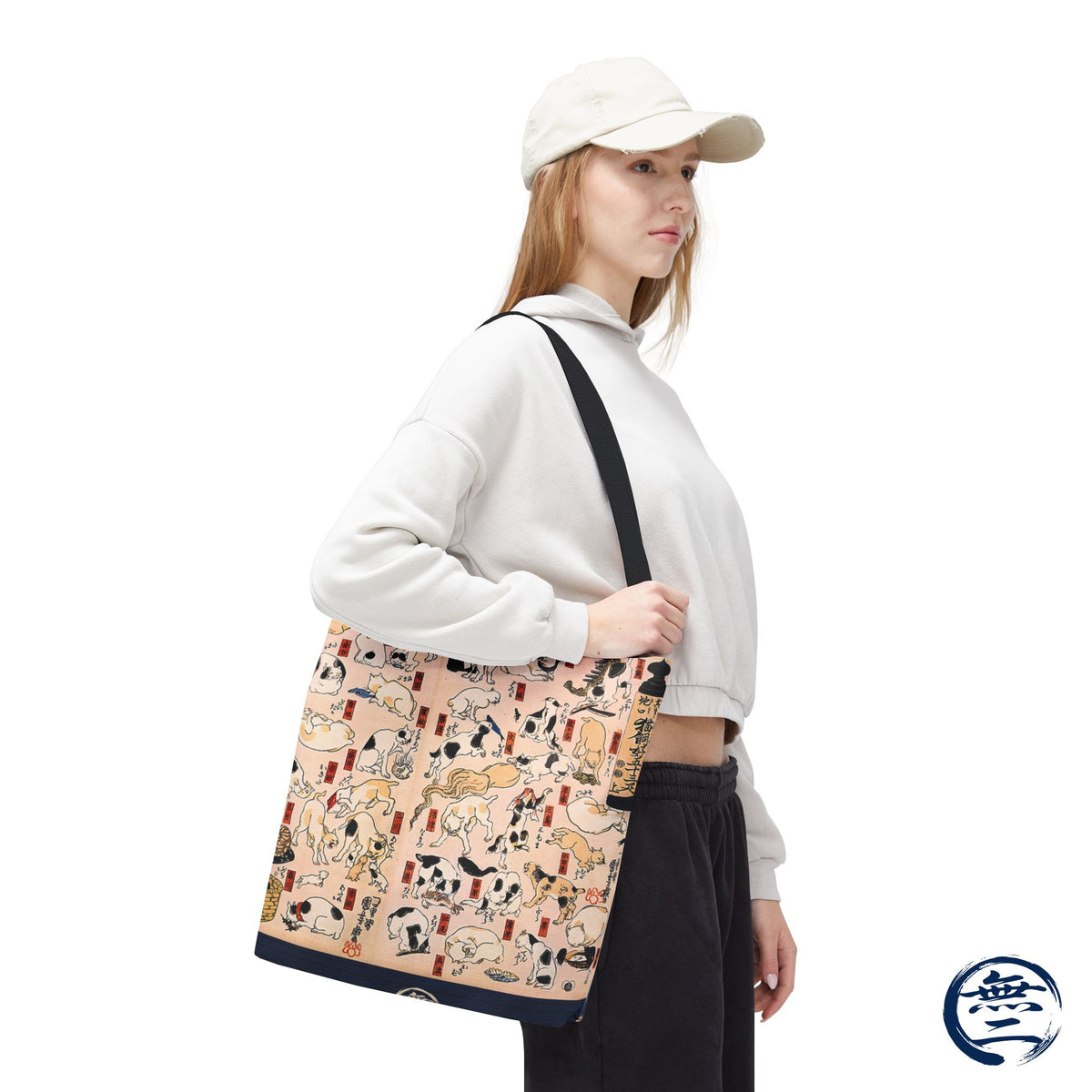 Utagawa Kuniyoshi 53 Cats Japanese Ukiyo-e All Over Print Tote Bag | RHC MU-NI Japan