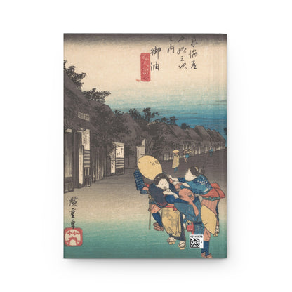 Hiroshige Goyu Station Ukiyo-e Hardcover Journal Matte - Vintage Japanese Art Notebook Writing Diary | RHC 020 MU-NI Japan